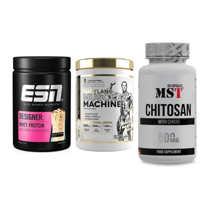 Definitionsphase-Set: ESN Designer + Kevin Levrone + MST Chitosan – alle enthaltenen Artikel