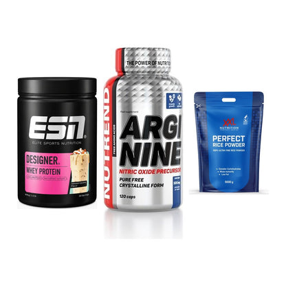 Definitionsphase-Set: ESN Designer + Nutrend Argini + XXL Nutrition – alle enthaltenen Artikel