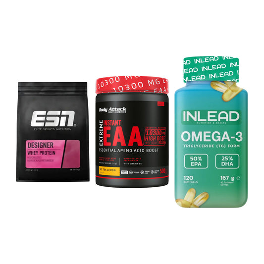 Definitionsphase-Set: ESN Designer + Body Attack + INLEAD Omega-3 – alle enthaltenen Artikel