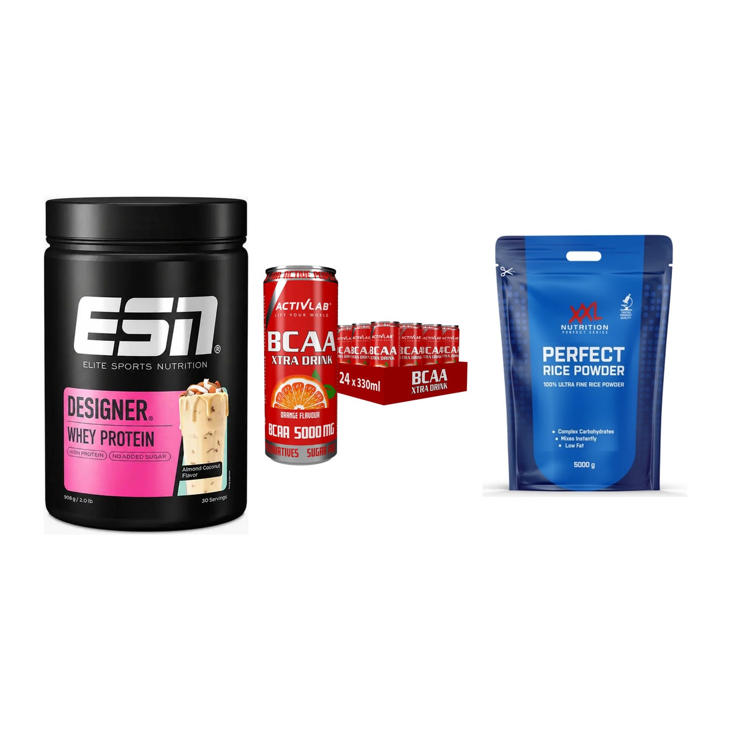 Definitionsphase-Set: ESN Designer + Activlab BCAA + XXL Nutrition – alle enthaltenen Artikel