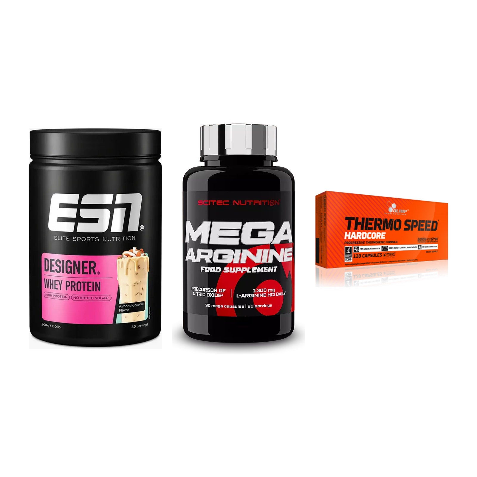 Definitionsphase-Set: ESN Designer + Scitec Mega + Olimp Thermo – alle enthaltenen Artikel