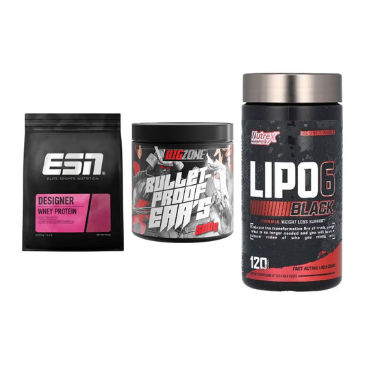 Definitionsphase-Set: ESN Designer + Big Zone + Nutrex Lipo 6 – alle enthaltenen Artikel