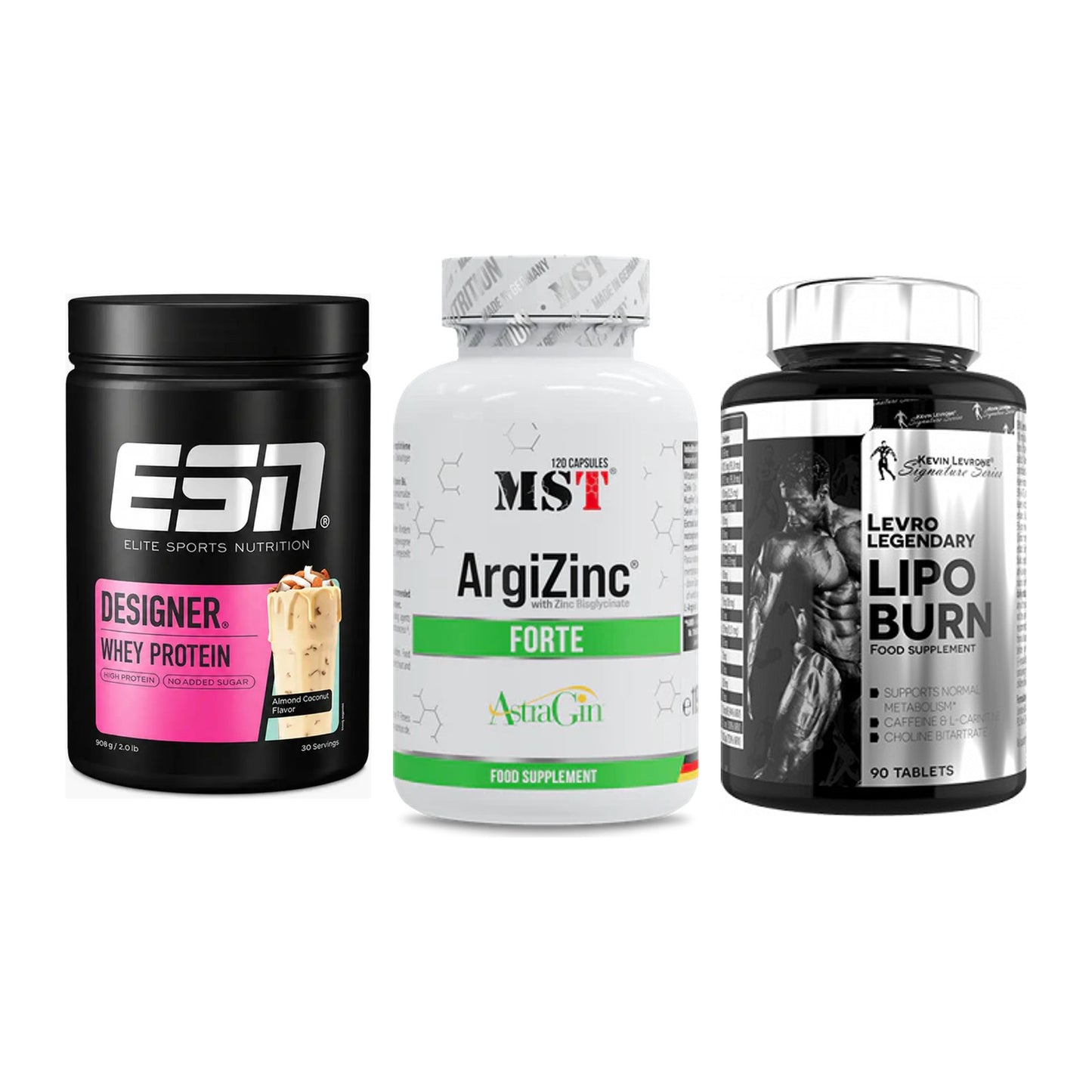 Definitionsphase-Set: ESN Designer + MST ArgiZinc + Kevin Levrone – alle enthaltenen Artikel