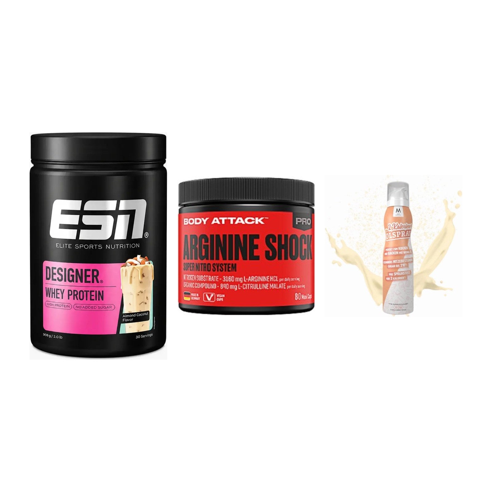 Definitionsphase-Set: ESN Designer + Body Attack + More Nutrition – alle enthaltenen Artikel
