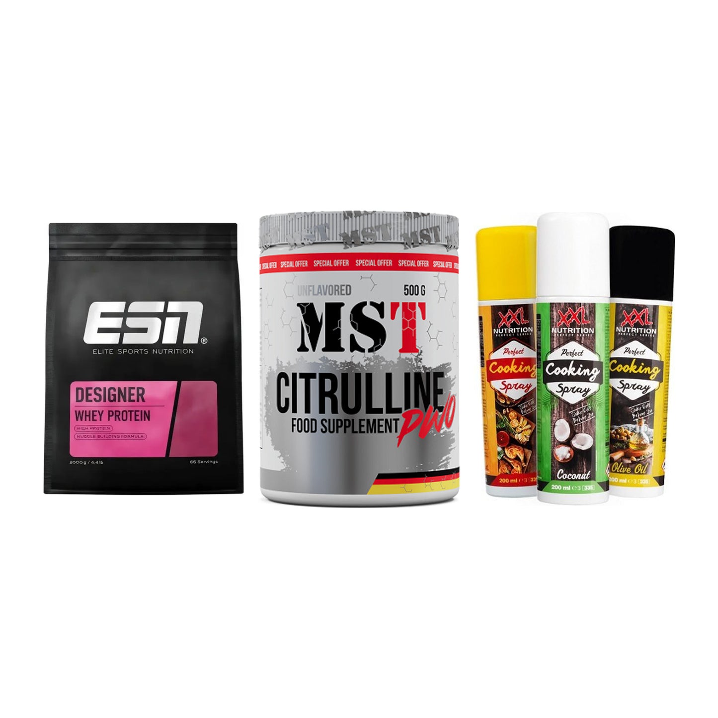 Definitionsphase-Set: ESN Designer + MST Citrulline + XXL Nutrition – alle enthaltenen Artikel