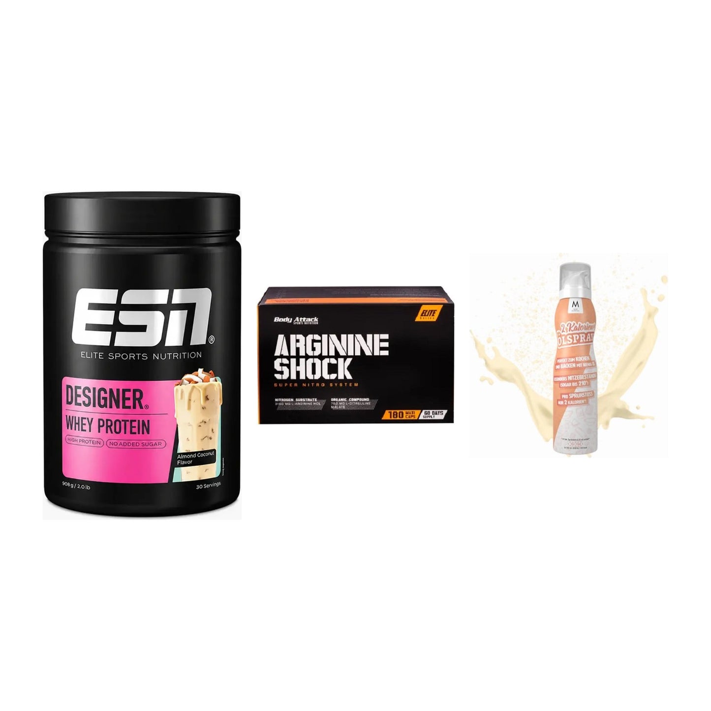Definitionsphase-Set: ESN Designer + Body Attack + More Nutrition – alle enthaltenen Artikel