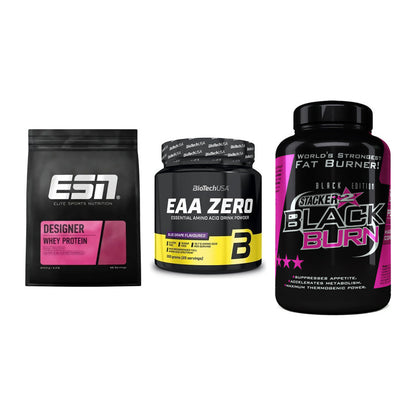Definitionsphase-Set: ESN Designer + BioTech EAA + Stacker2 Black – alle enthaltenen Artikel