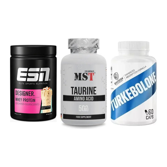 Definitionsphase-Set: ESN Designer + MST Taurine + Swedish Supple – alle enthaltenen Artikel