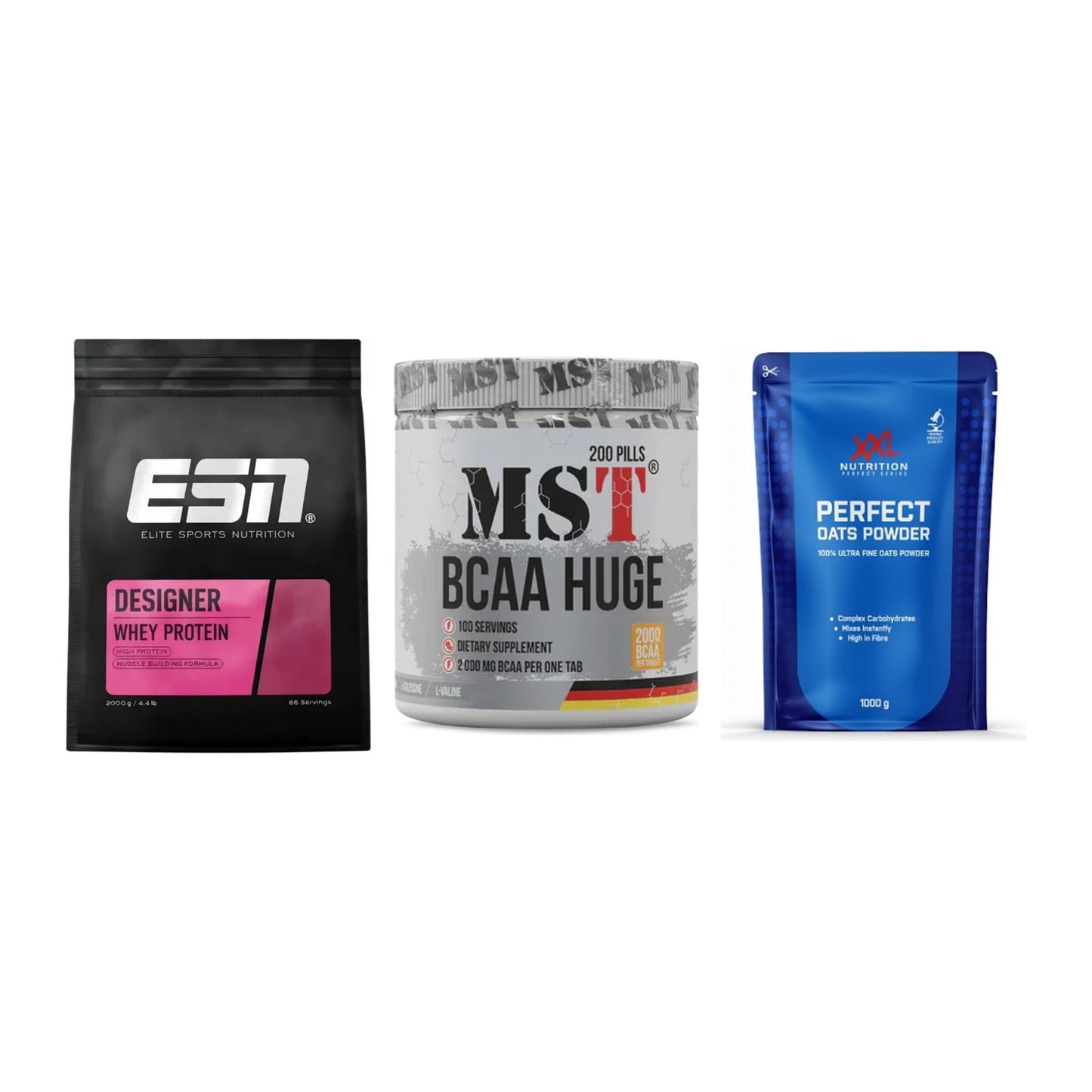 Definitionsphase-Set: ESN Designer + MST BCAA Huge + XXL Nutrition – alle enthaltenen Artikel