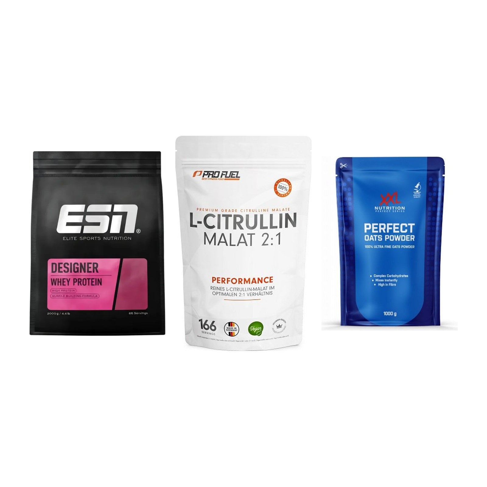 Definitionsphase-Set: ESN Designer + ProFuel L-Citr + XXL Nutrition – alle enthaltenen Artikel