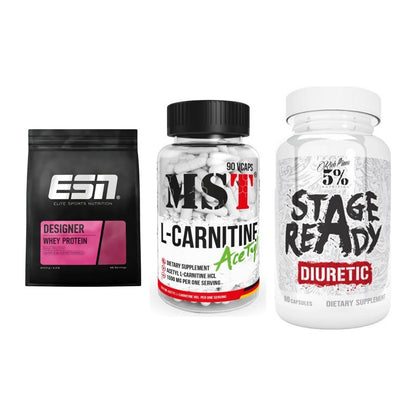 Definitionsphase-Set: ESN Designer + MST L-Carnitin + 5% Nutrition – alle enthaltenen Artikel