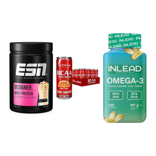 Definitionsphase-Set: ESN Designer + Activlab BCAA + INLEAD Omega-3 – alle enthaltenen Artikel