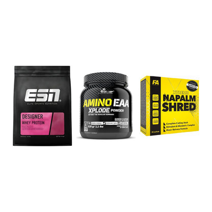 Definitionsphase-Set: ESN Designer + Olimp Amino + FA Nutrition – alle enthaltenen Artikel