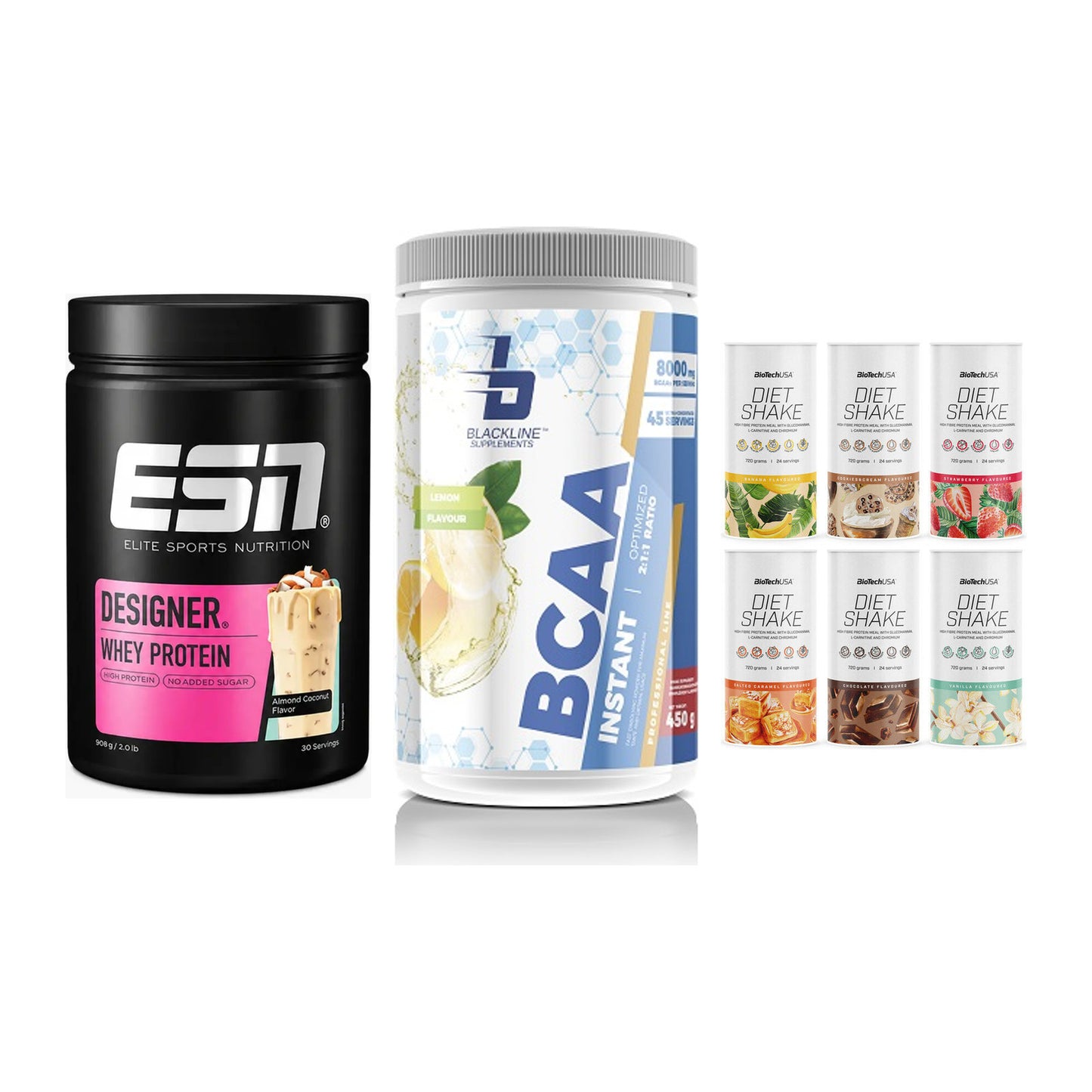 Definitionsphase-Set: ESN Designer + Blackline + BioTech Diet – alle enthaltenen Artikel