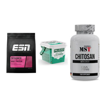 Definitionsphase-Set: ESN Designer + INLEAD L-Gluta + MST Chitosan – alle enthaltenen Artikel