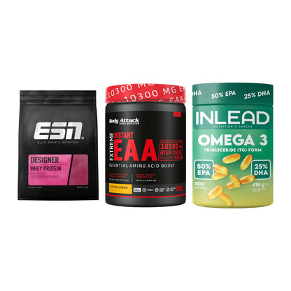 Definitionsphase-Set: ESN Designer + Body Attack + INLEAD Omega-3 – alle enthaltenen Artikel