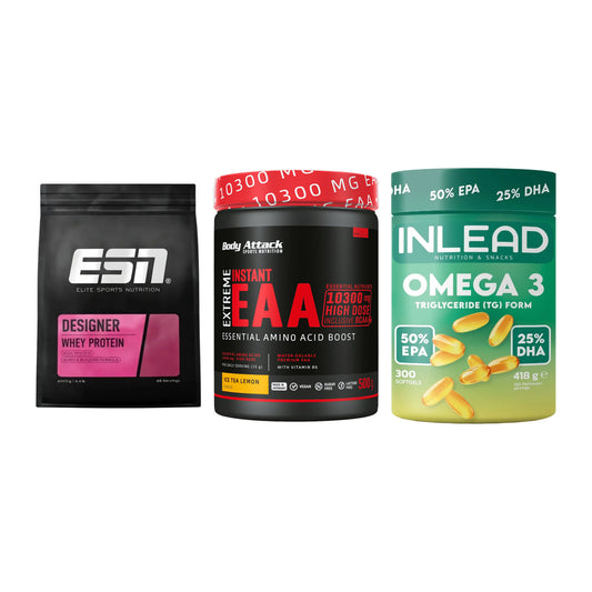 Definitionsphase-Set: ESN Designer + Body Attack + INLEAD Omega-3 – alle enthaltenen Artikel