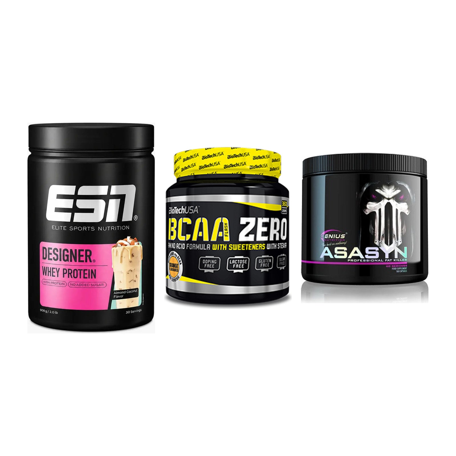 Definitionsphase-Set: ESN Designer + BioTech BCAA + Genius Nutriti – alle enthaltenen Artikel