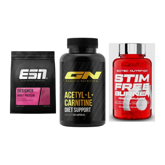 Definitionsphase-Set: ESN Designer + GN Acetyl + Scitec Stim – alle enthaltenen Artikel