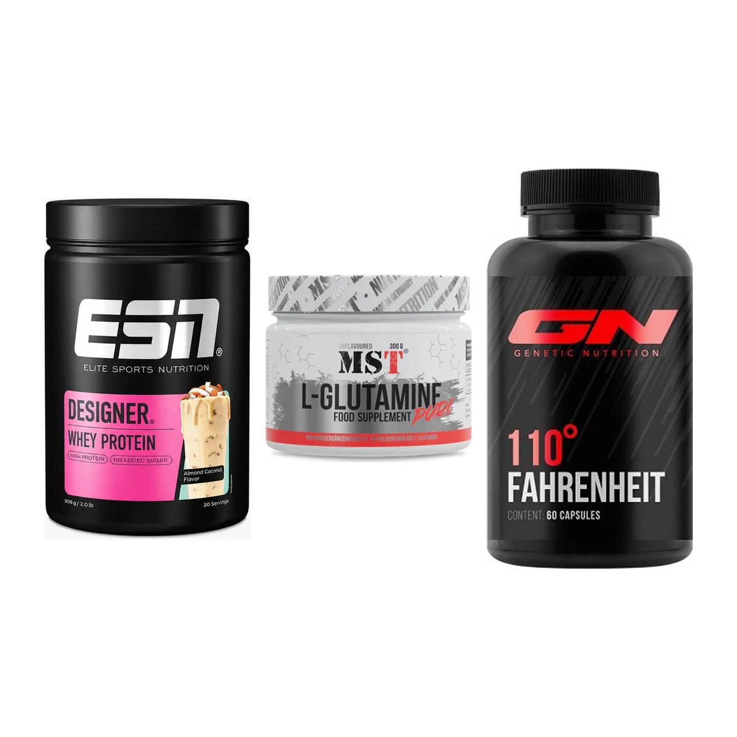 Definitionsphase-Set: ESN Designer + MST Glutamine + GN 110 Fahrenh – alle enthaltenen Artikel