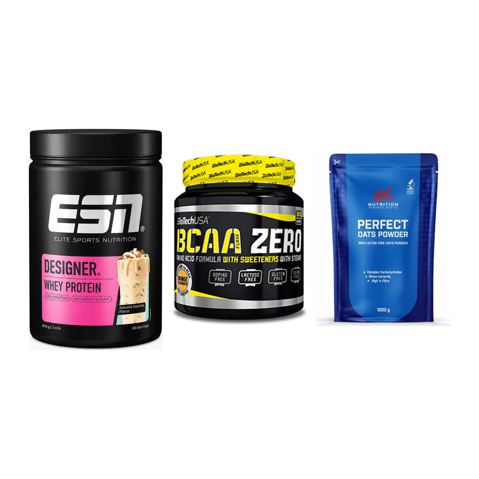 Definitionsphase-Set: ESN Designer + BioTech BCAA + XXL Nutrition – alle enthaltenen Artikel