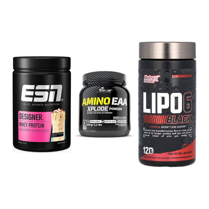 Definitionsphase-Set: ESN Designer + Olimp Amino + Nutrex Lipo 6 – alle enthaltenen Artikel