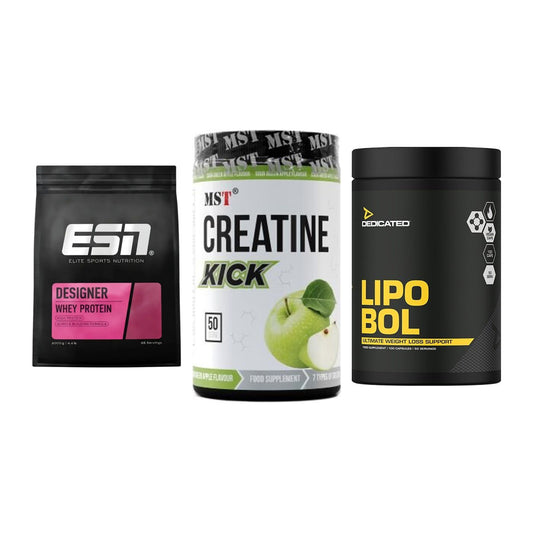 Definitionsphase-Set: ESN Designer + MST Creatine + Dedicated – alle enthaltenen Artikel