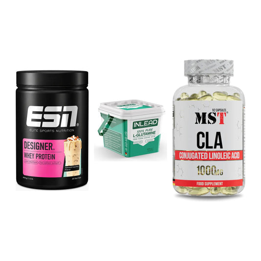 Definitionsphase-Set: ESN Designer + INLEAD L-Gluta + MST CLA 1000mg – alle enthaltenen Artikel