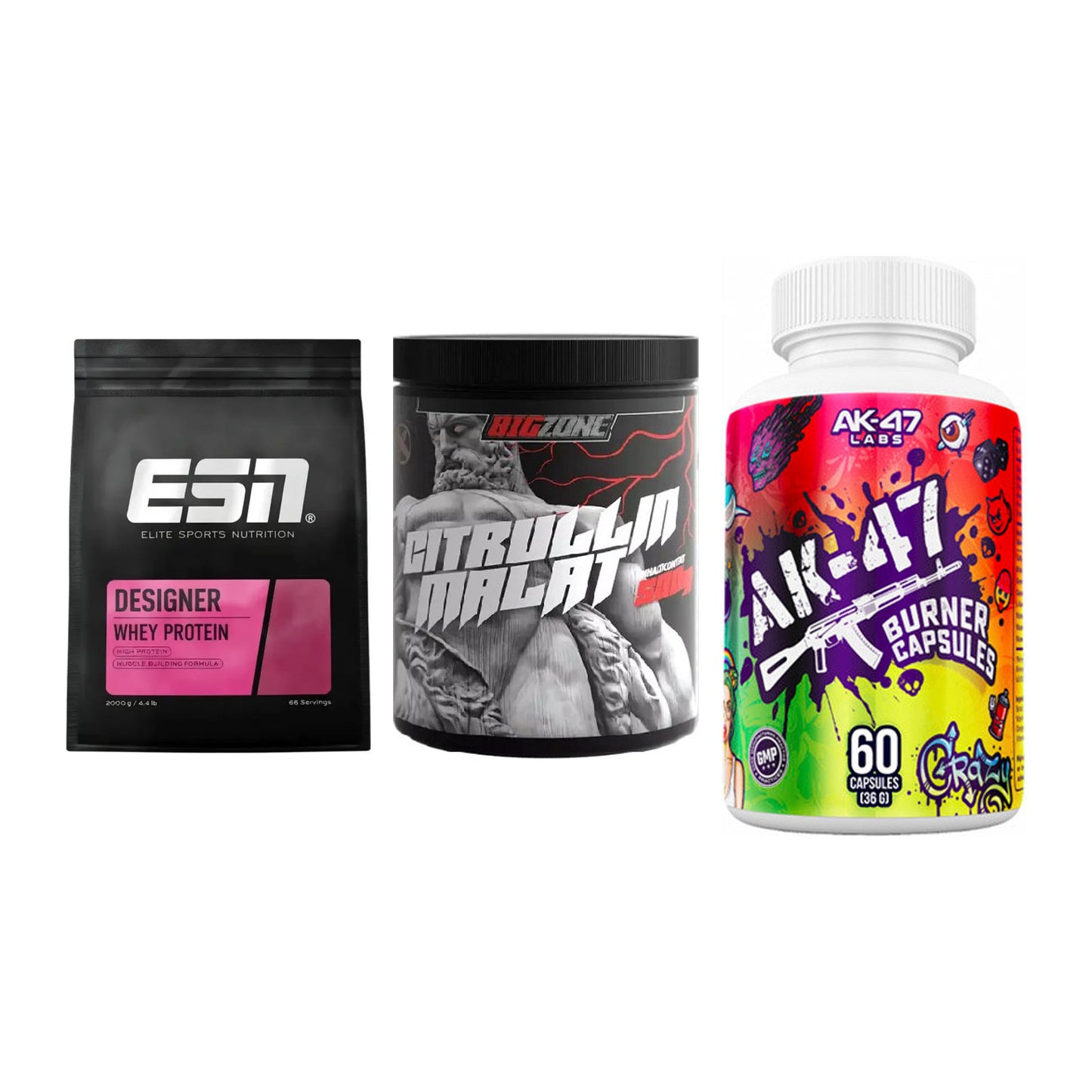 Definitionsphase-Set: ESN Designer + Big Zone + AK47 Labs – alle enthaltenen Artikel