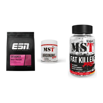 Definitionsphase-Set: ESN Designer + MST Arginine + MST Fat Killer – alle enthaltenen Artikel