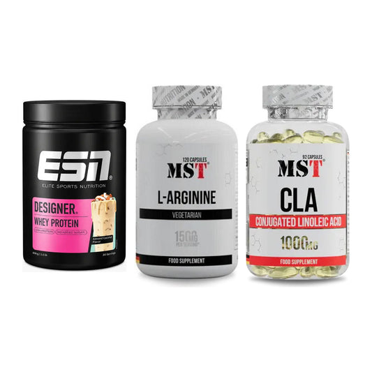Definitionsphase-Set: ESN Designer + MST L-Arginine + MST CLA 1000mg – alle enthaltenen Artikel