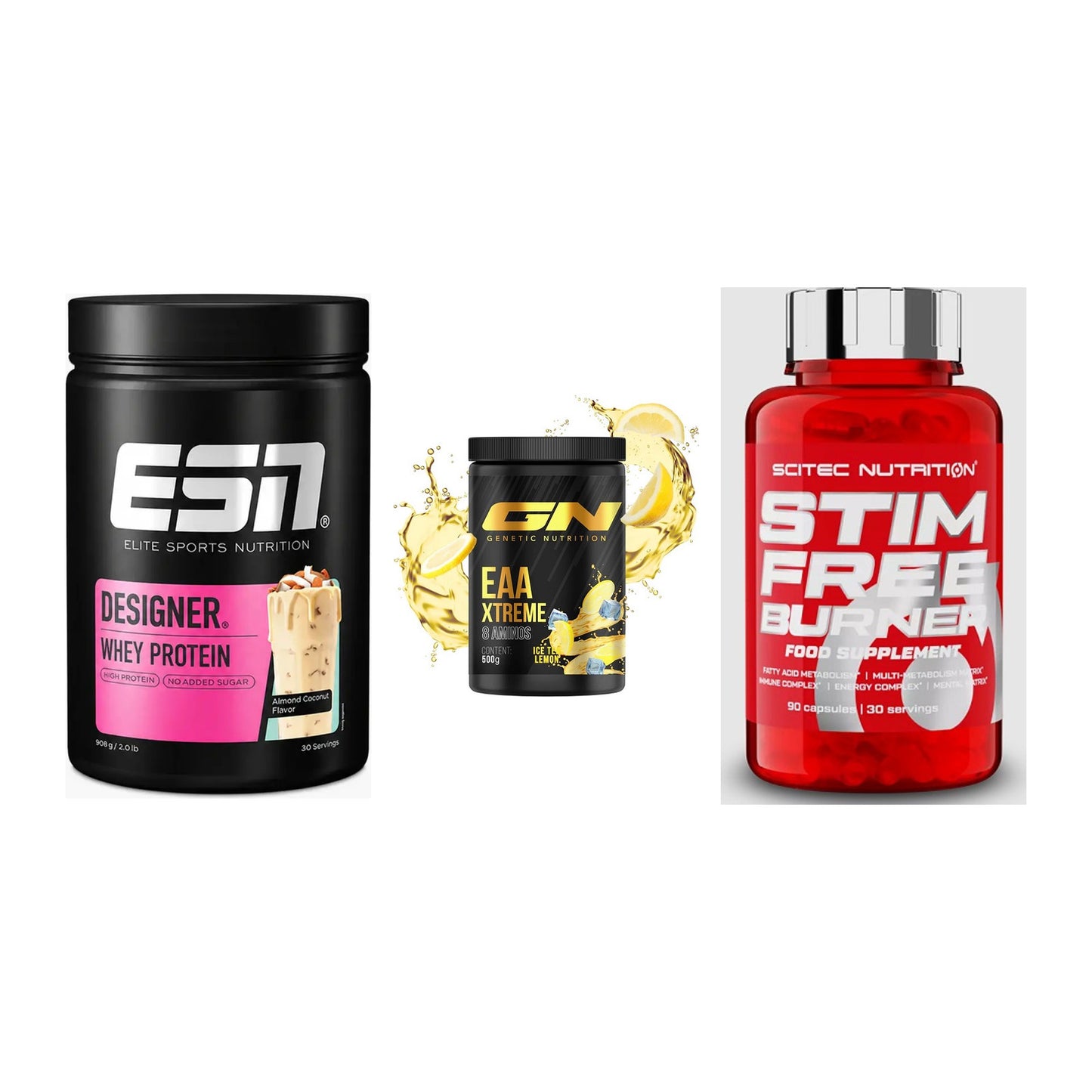 Definitionsphase-Set: ESN Designer + GN EAA Xtreme + Scitec Stim – alle enthaltenen Artikel