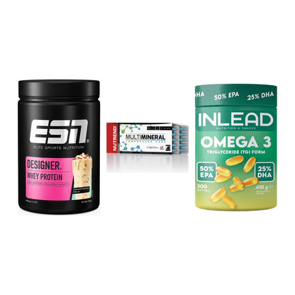 Definitionsphase-Set: ESN Designer + Nutrend Multim + INLEAD Omega-3 – alle enthaltenen Artikel