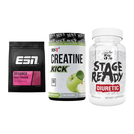 Definitionsphase-Set: ESN Designer + MST Creatine + 5% Nutrition – alle enthaltenen Artikel
