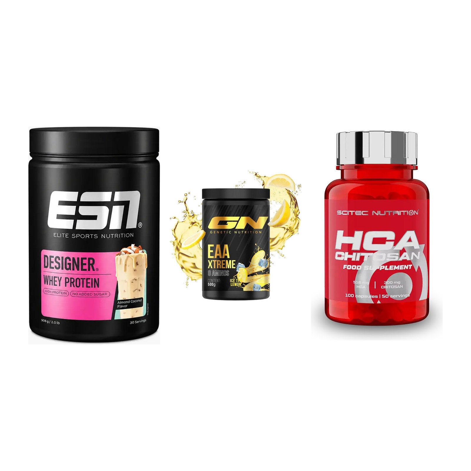 Definitionsphase-Set: ESN Designer + GN EAA Xtreme + Scitec HCA-Chi – alle enthaltenen Artikel