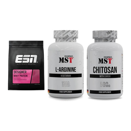 Definitionsphase-Set: ESN Designer + MST L-Arginine + MST Chitosan – alle enthaltenen Artikel