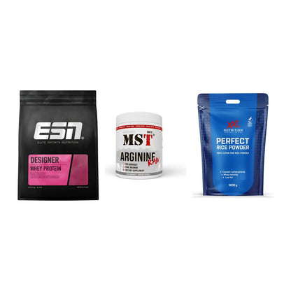 Definitionsphase-Set: ESN Designer + MST Arginine + XXL Nutrition – alle enthaltenen Artikel