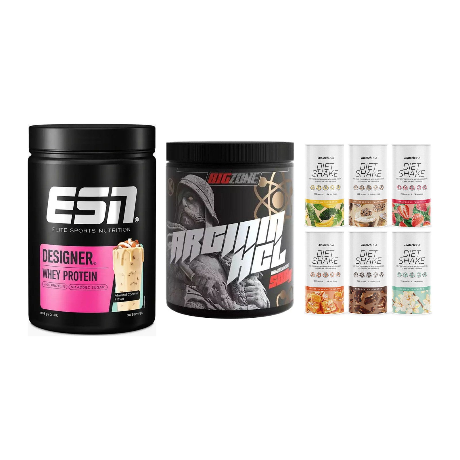 Definitionsphase-Set: ESN Designer + Big Zone + BioTech Diet – alle enthaltenen Artikel