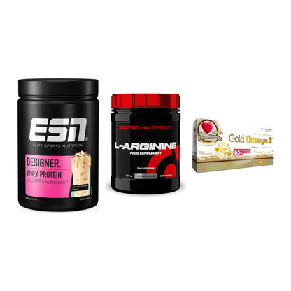 Definitionsphase-Set: ESN Designer + Scitec Arginin + Olimp Omega 3 – alle enthaltenen Artikel