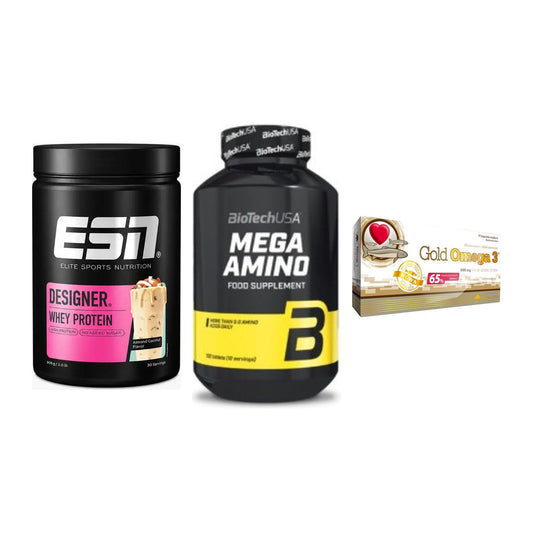 Definitionsphase-Set: ESN Designer + BioTech Mega + Olimp Omega 3 – alle enthaltenen Artikel