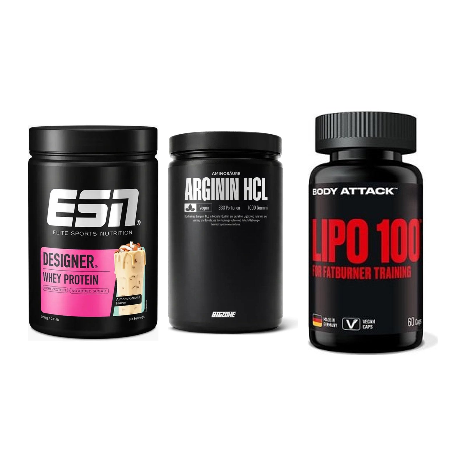 Definitionsphase-Set: ESN Designer + Big Zone + Body Attack – alle enthaltenen Artikel