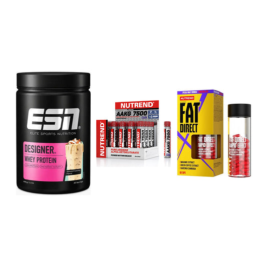 Definitionsphase-Set: ESN Designer + Nutrend AAKG + Nutrend Fat – alle enthaltenen Artikel