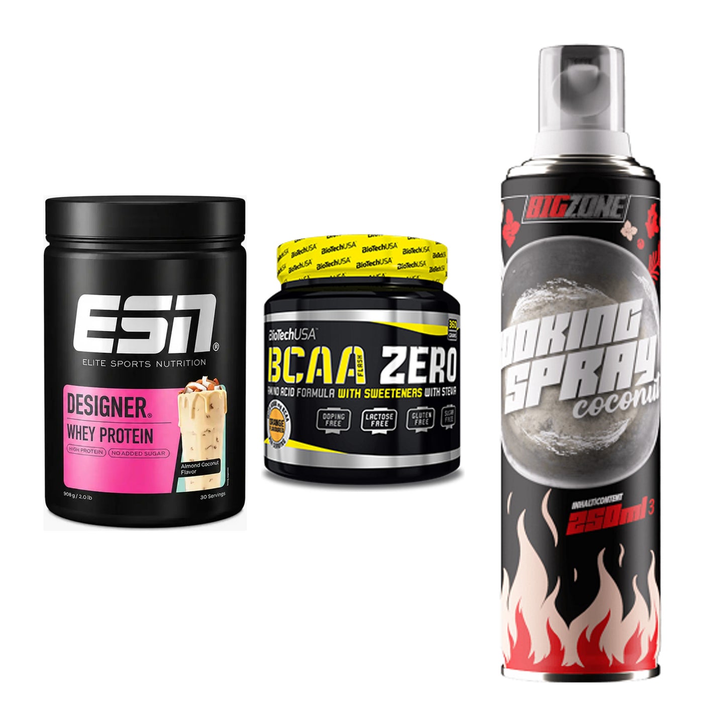 Definitionsphase-Set: ESN Designer + BioTech BCAA + Big Zone – alle enthaltenen Artikel