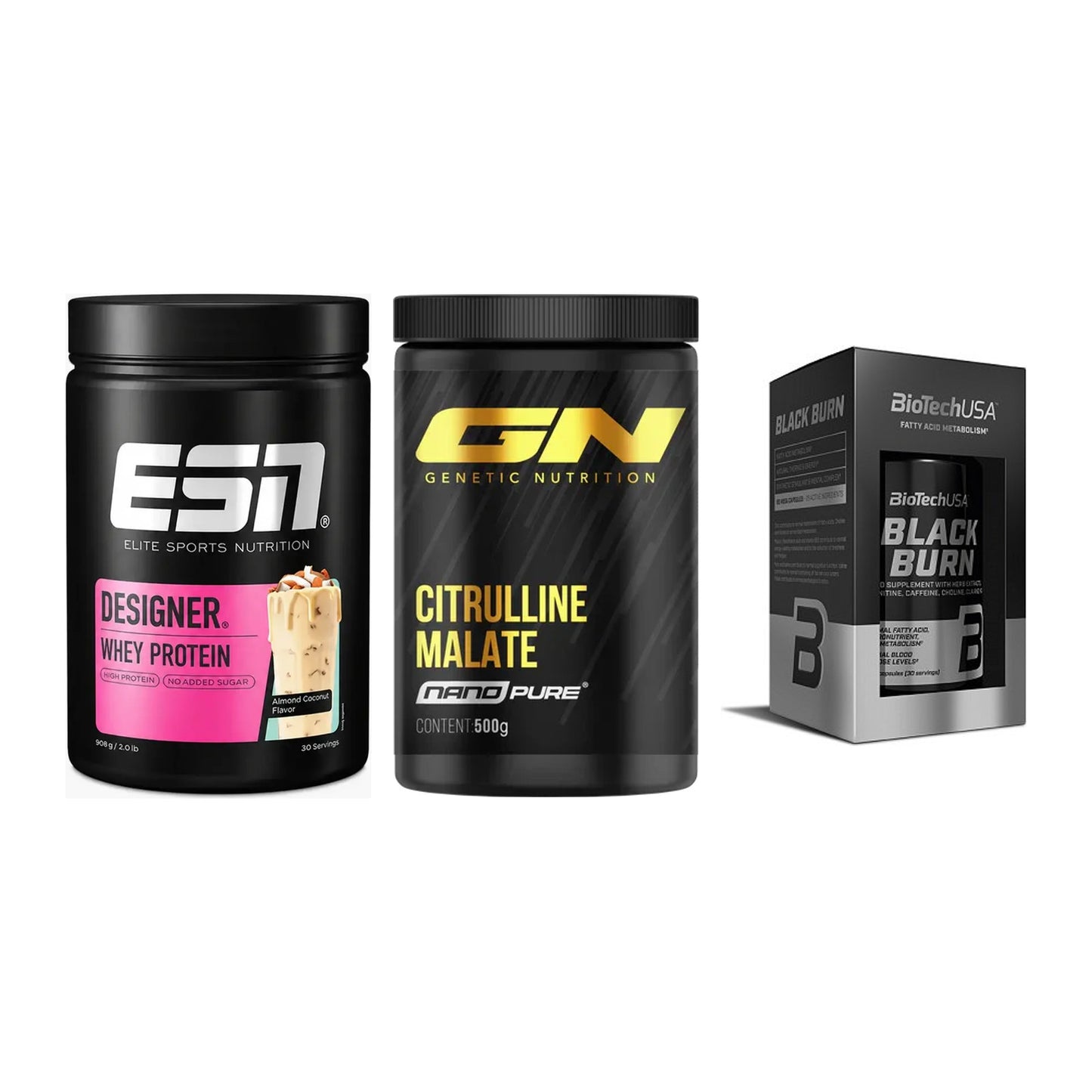 Definitionsphase-Set: ESN Designer + GN Citrulline + BioTech Black – alle enthaltenen Artikel