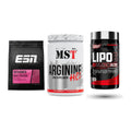 Definitionsphase-Set: ESN Designer + MST Arginine + Nutrex Lipo 6 – alle enthaltenen Artikel