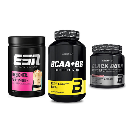 Definitionsphase-Set: ESN Designer + BioTech BCAA+B + BioTech Black – alle enthaltenen Artikel