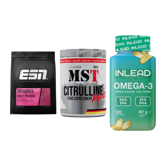 Definitionsphase-Set: ESN Designer + MST Citrulline + INLEAD Omega-3 – alle enthaltenen Artikel