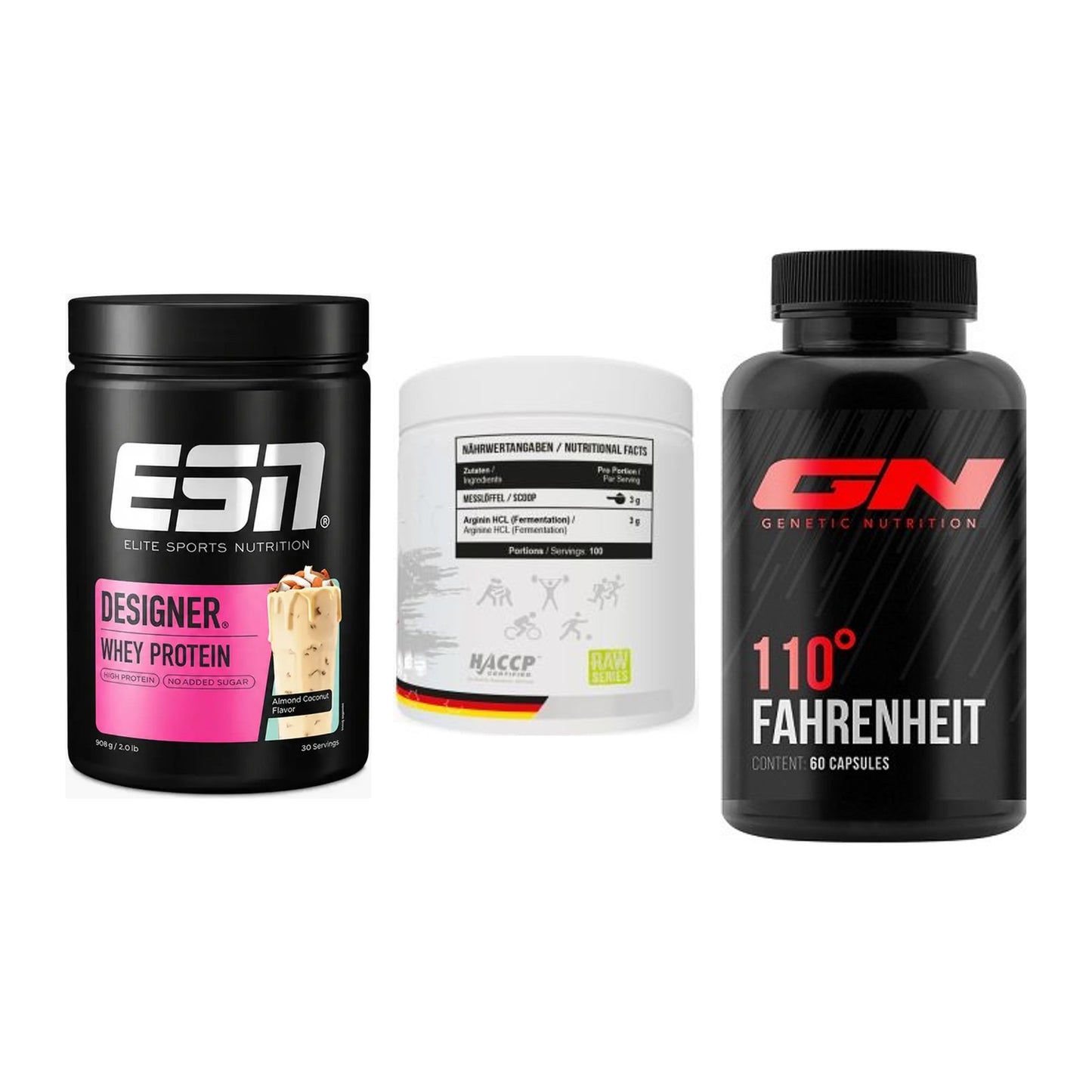 Definitionsphase-Set: ESN Designer + MST Arginine + GN 110 Fahrenh – alle enthaltenen Artikel