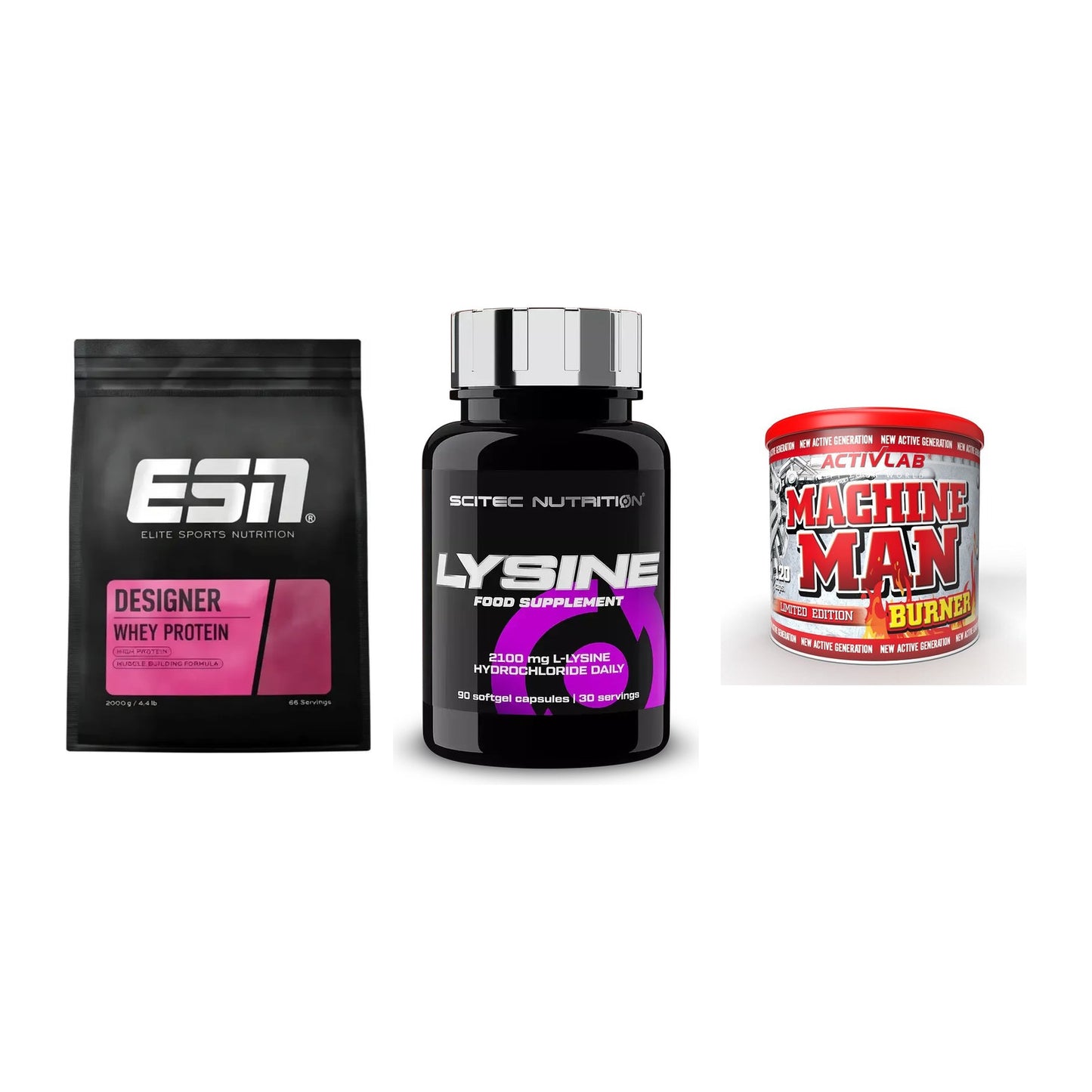 Definitionsphase-Set: ESN Designer + Scitec Lysine + Activlab – alle enthaltenen Artikel