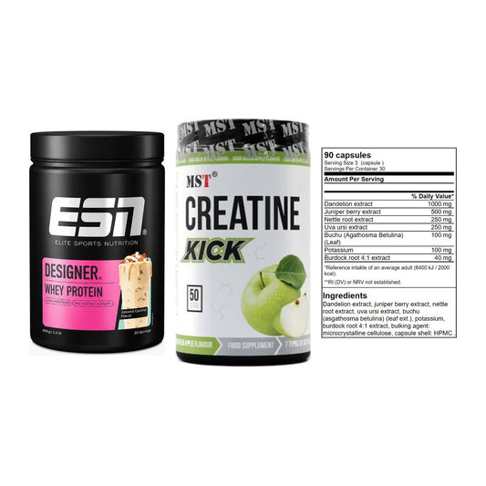 Definitionsphase-Set: ESN Designer + MST Creatine + GN Shred Cuts – alle enthaltenen Artikel